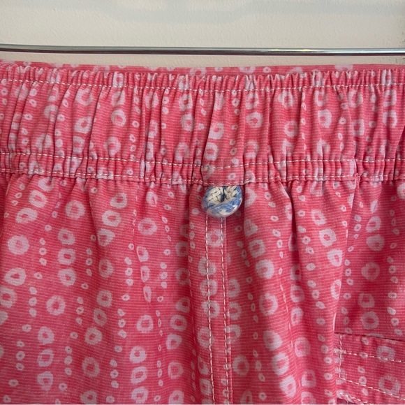 Johnnie-O Marco Swim Trunks 7" Pockets Mesh Lined Azalea Coral Pink Men’s Sz L - Picture 6 of 9